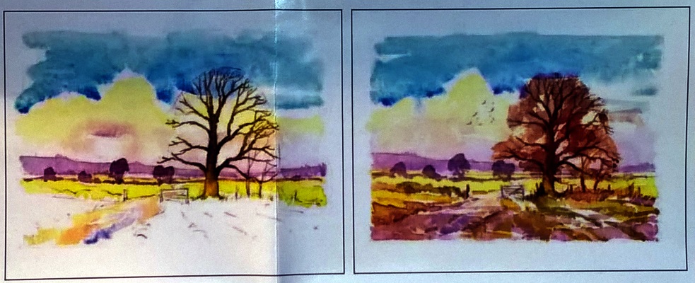 Watercolour examples